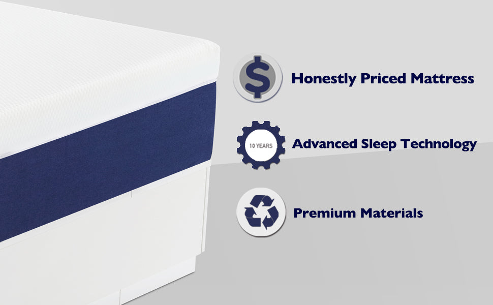 Molblly Memory Foam Mattress (6")
