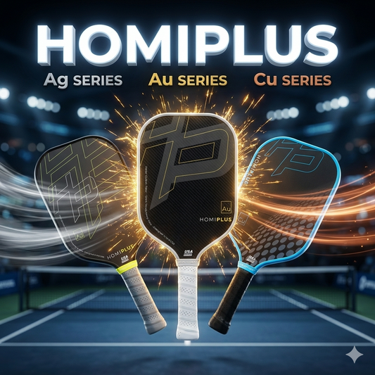 Pickleball 買拍攻略｜玻纖、碳纖定 Kevlar？Homiplus 3 大系列「物料決鬥」 (附實測推介)