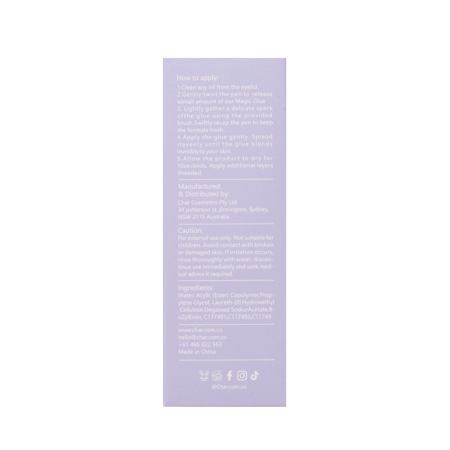 Char. - Magic Glue 5ml 隱形雙眼皮定型霜