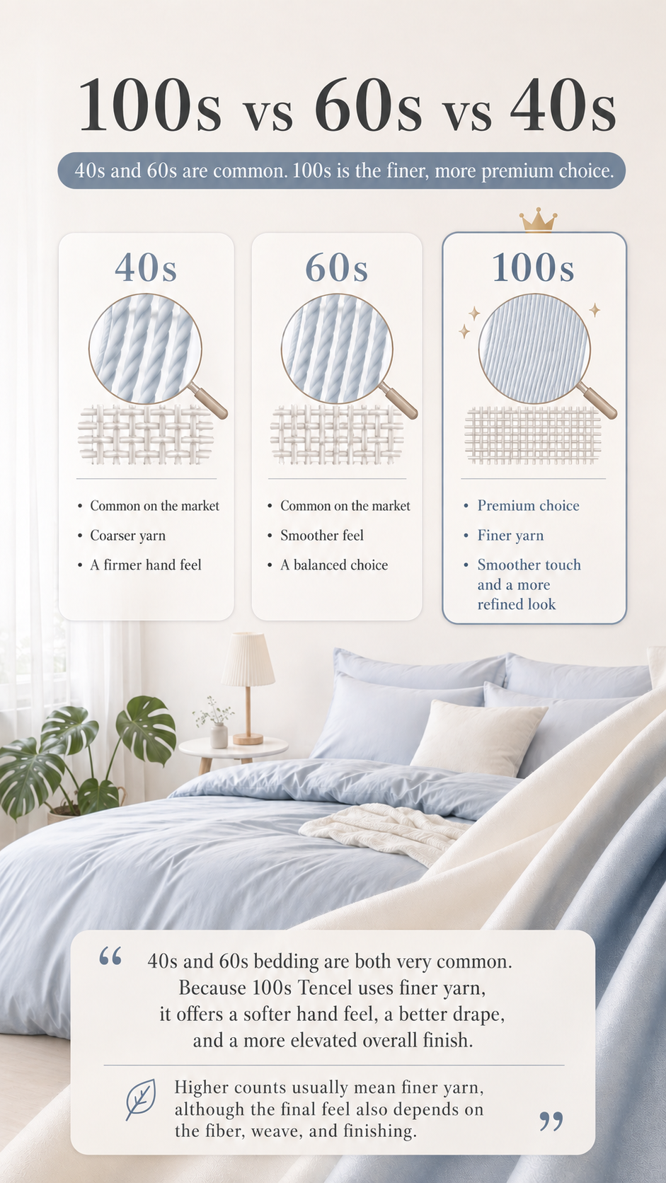 Made-to-measure bedding fit comparison for custom fitted sheets, duvet covers and pillowcases