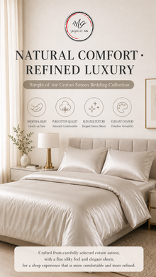 Care and washing guide for 100s cotton sateen bedding