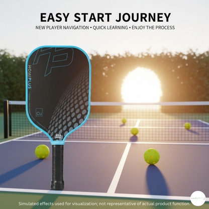 HomiPlus- CU系列 輕量玻璃纖維匹克球拍 - 新手入門高性價比