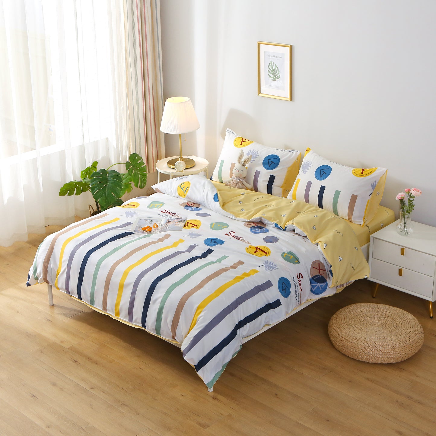 Simple Ol' Me 優質蘆薈棉床單套裝 - A25