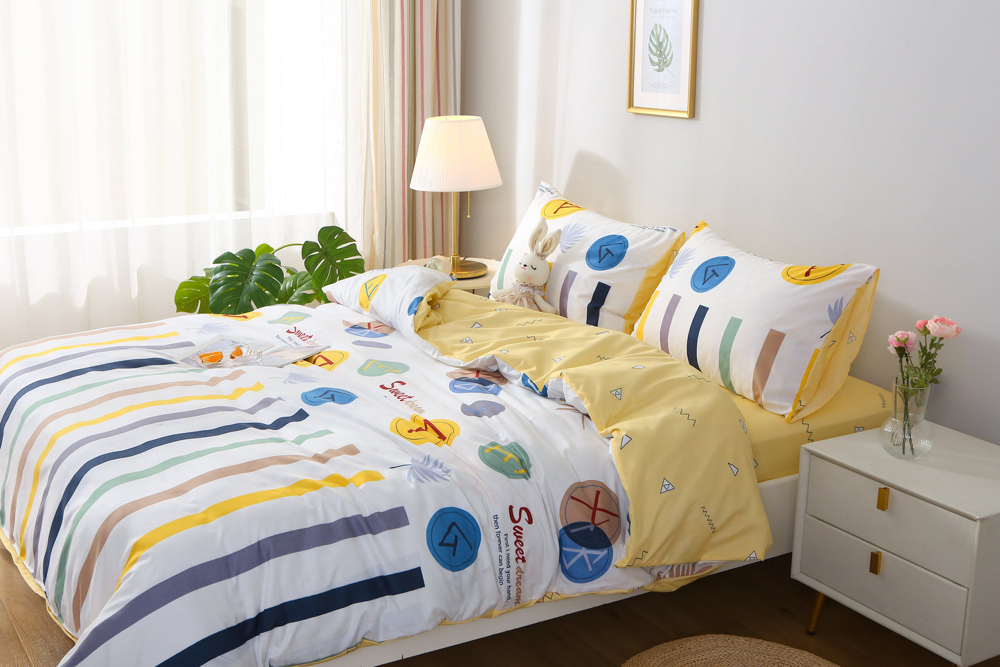 Simple Ol' Me 優質蘆薈棉床單套裝 - A25