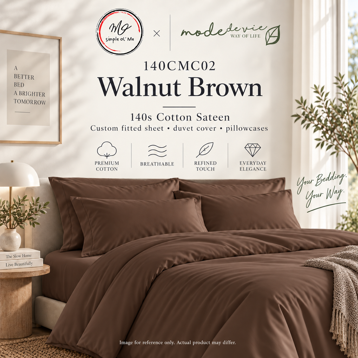 International Custom 140s Cotton Sateen Bedding – Made to Measure