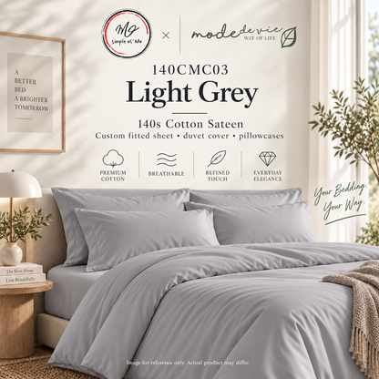 International Custom 140s Cotton Sateen Bedding – Made to Measure