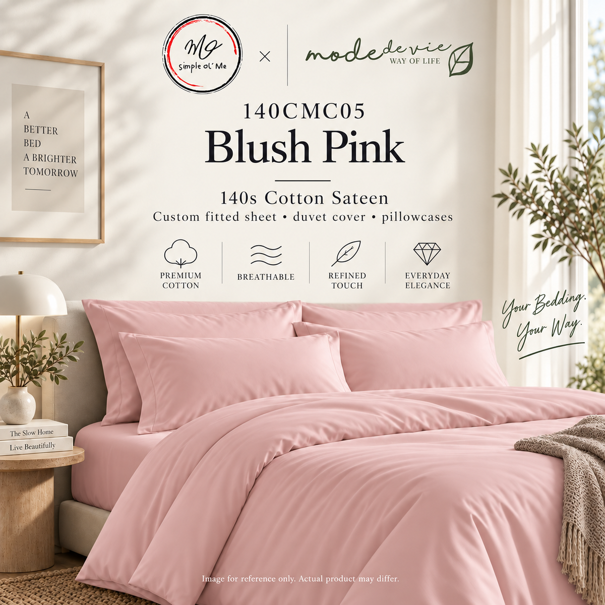 International Custom 140s Cotton Sateen Bedding – Made to Measure
