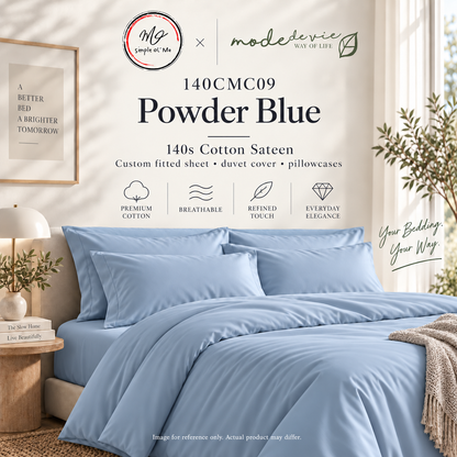 International Custom 140s Cotton Sateen Bedding – Made to Measure