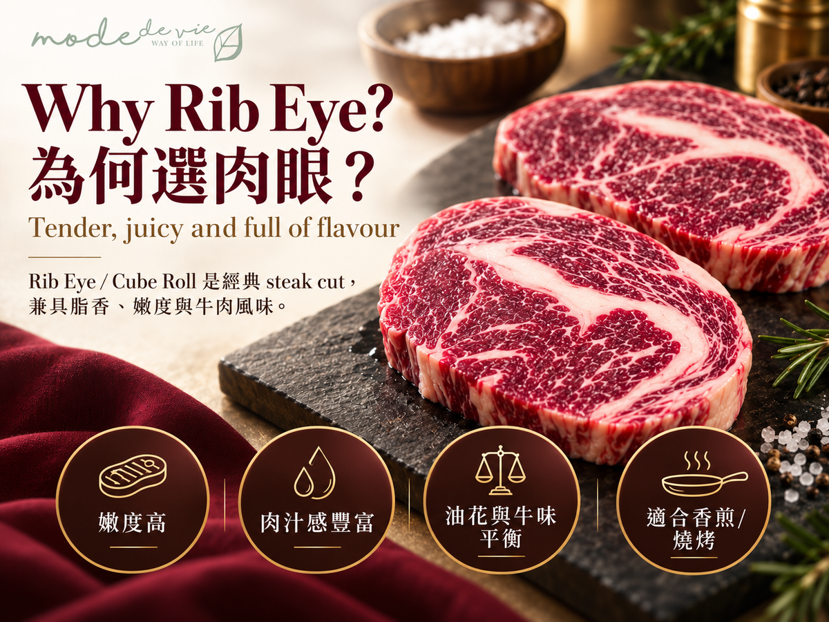 A04 JAC Wagyu Rib Eye Cube Roll 肉眼部位嫩度肉汁油花與煮法解說