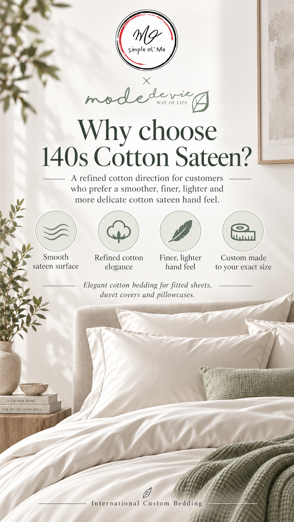 Simple ol’ Me 140s Cotton Sateen benefits guide