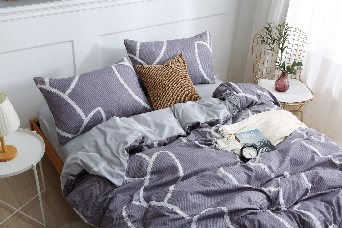 Simple Ol' Me 優質蘆薈棉床單套裝 - A15