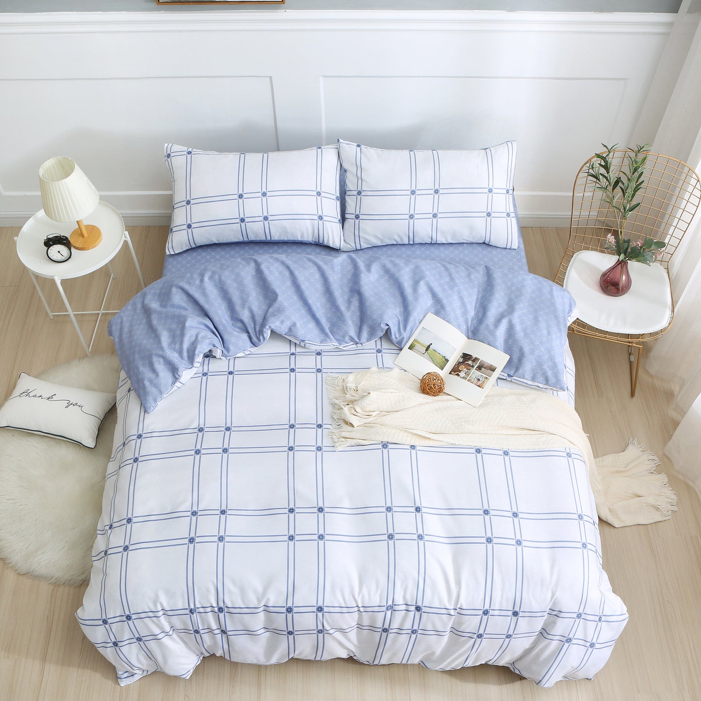 Simple Ol' Me 優質蘆薈棉床單套裝 - A16