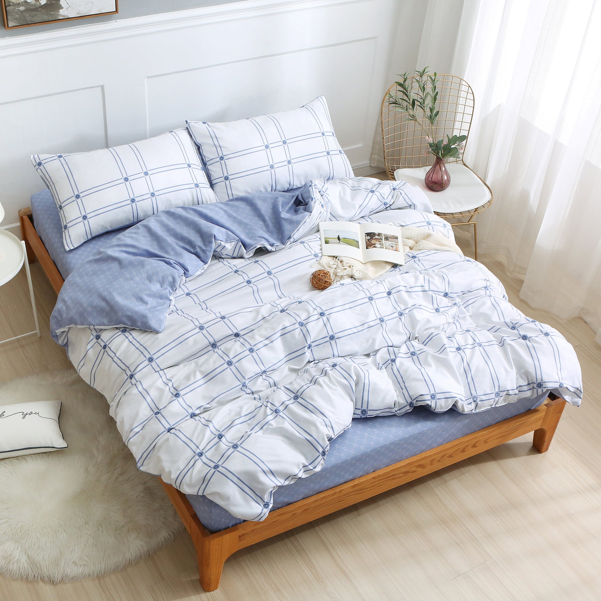 Simple Ol' Me 優質蘆薈棉床單套裝 - A16