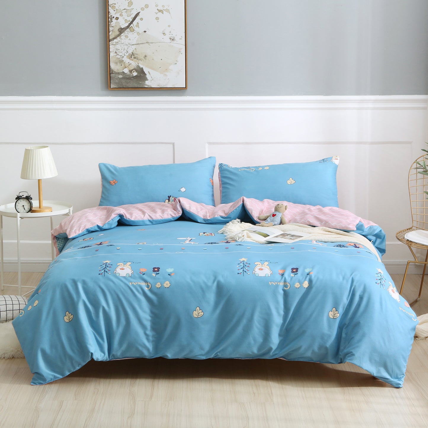 Simple Ol' Me 優質蘆薈棉床單套裝 - A11