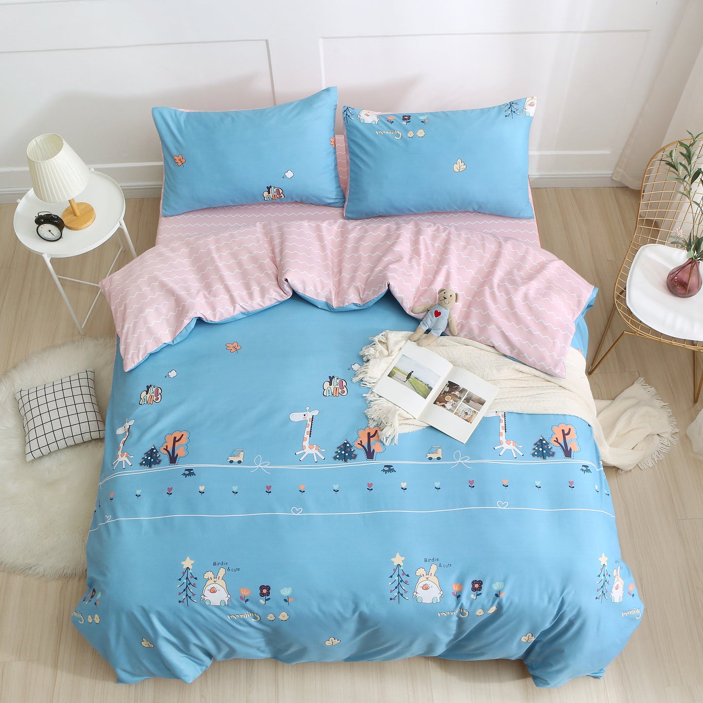 Simple Ol' Me 優質蘆薈棉床單套裝 - A11