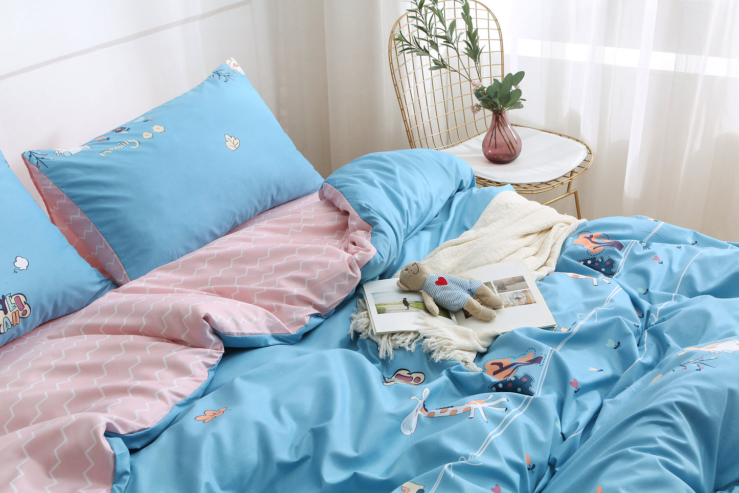 Simple Ol' Me 優質蘆薈棉床單套裝 - A11