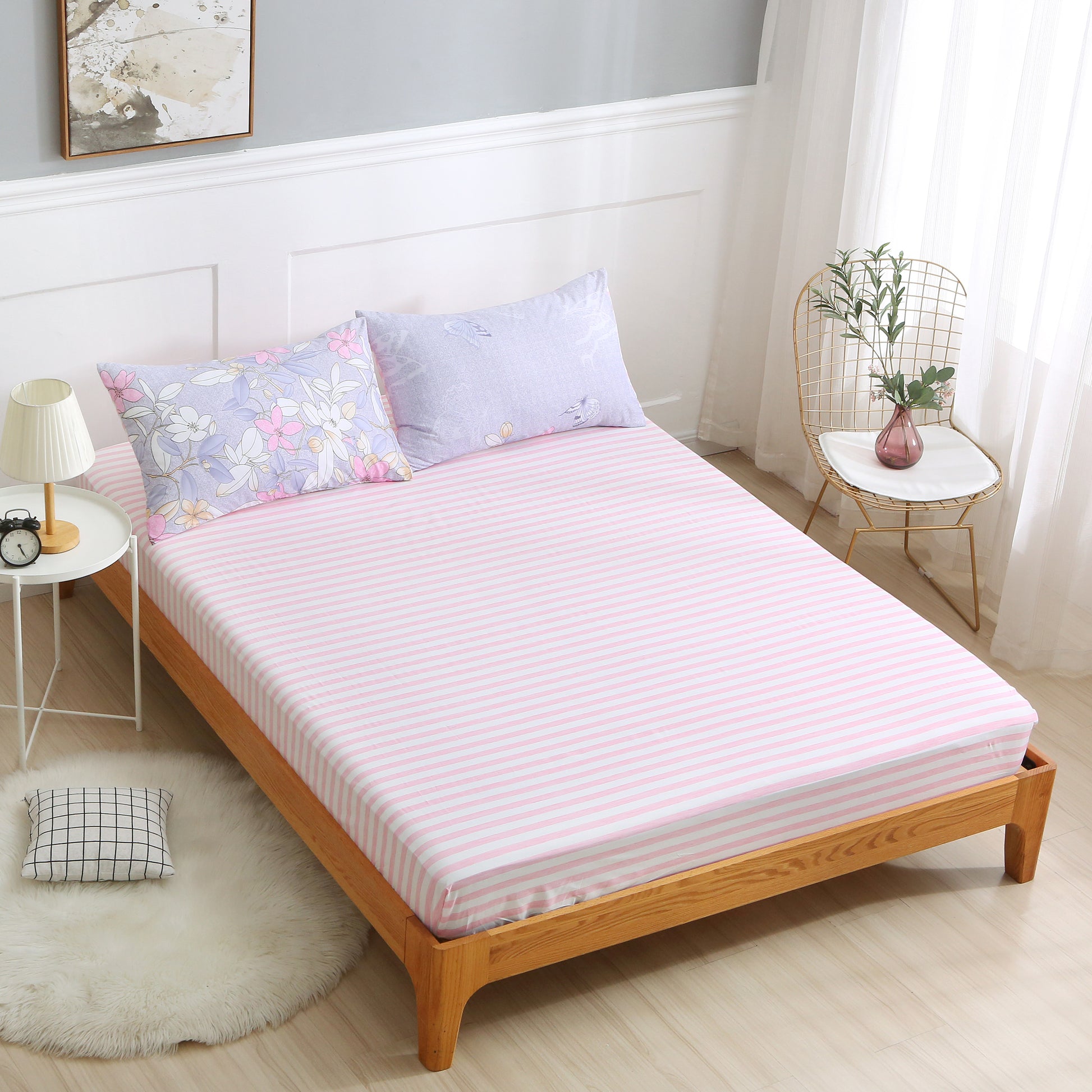 Simple Ol' Me 優質蘆薈棉床單套裝 - A19