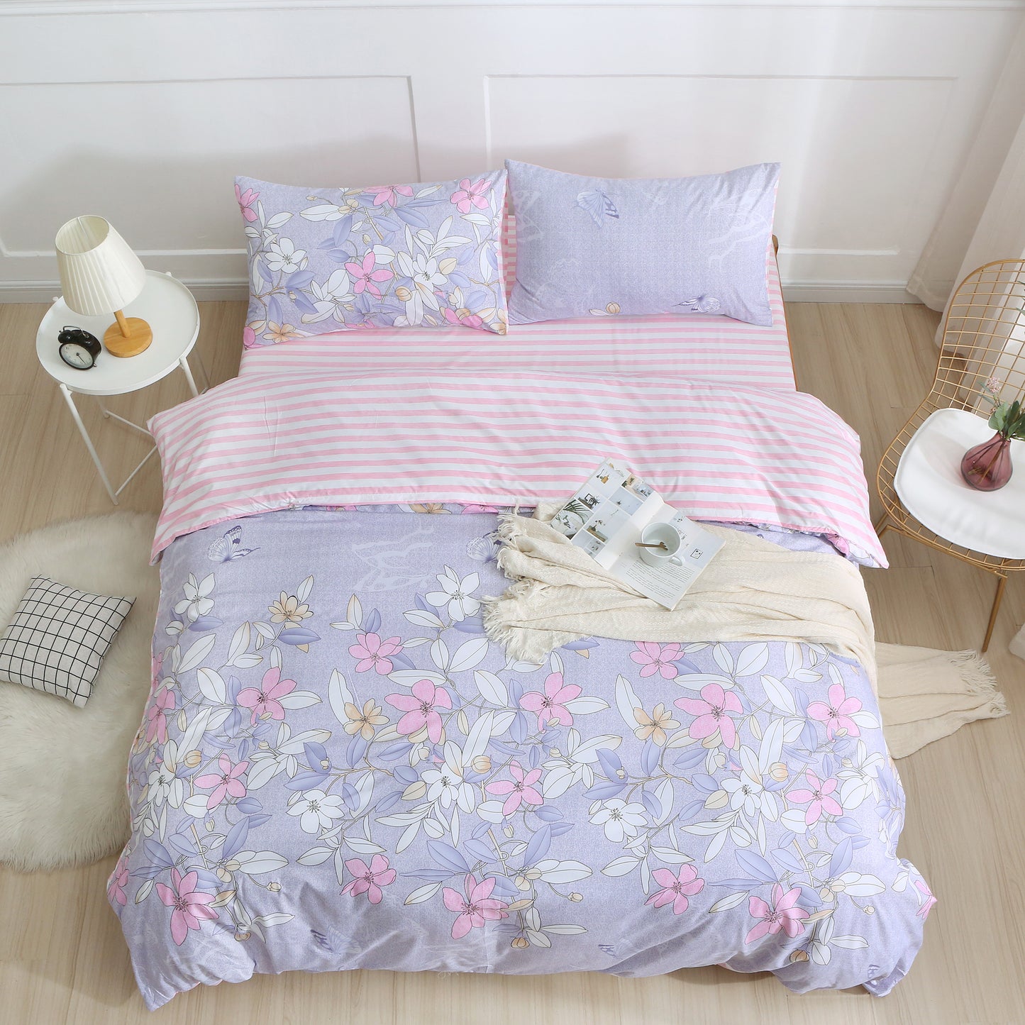 Simple Ol' Me 優質蘆薈棉床單套裝 - A19