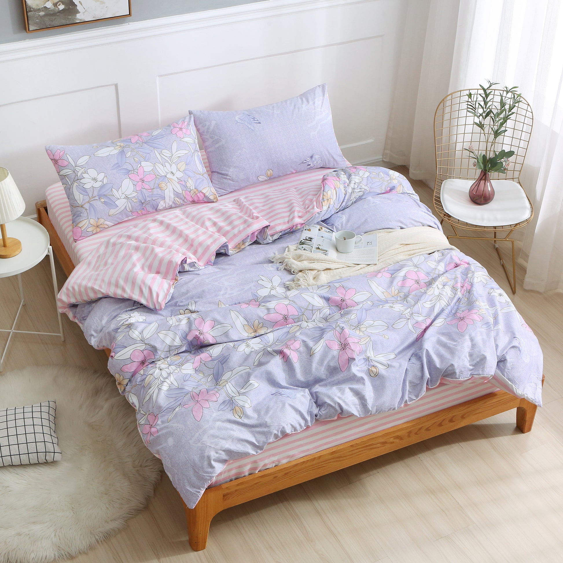 Simple Ol' Me 優質蘆薈棉床單套裝 - A19