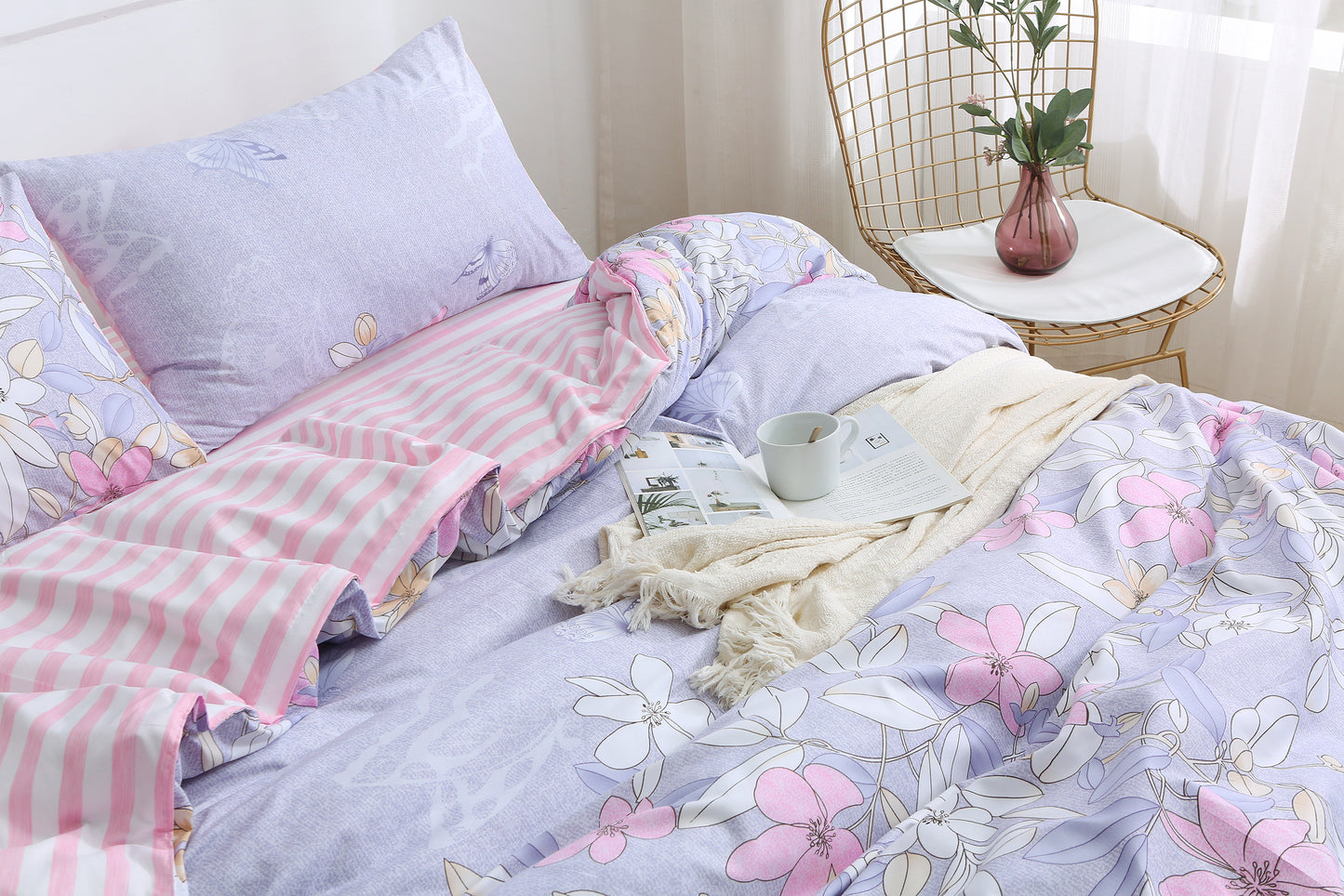 Simple Ol' Me 優質蘆薈棉床單套裝 - A19