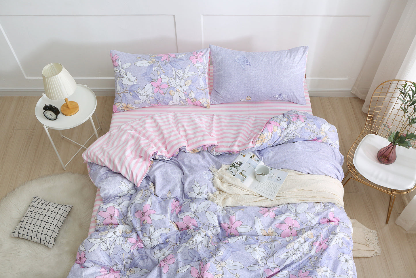 Simple Ol' Me 優質蘆薈棉床單套裝 - A19