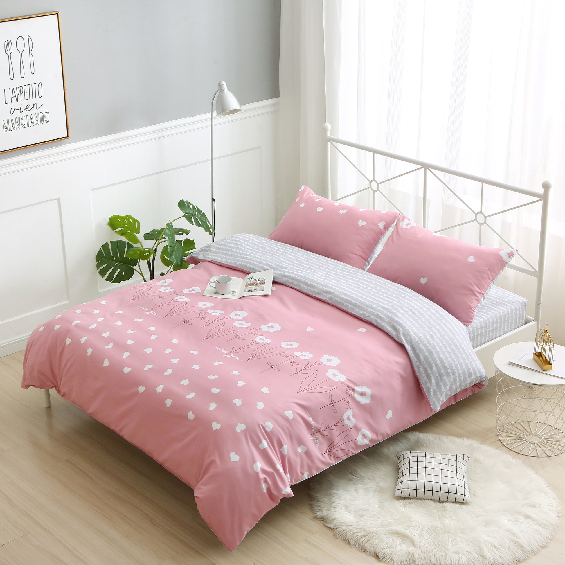 Simple Ol' Me 優質蘆薈棉床單套裝 - A23