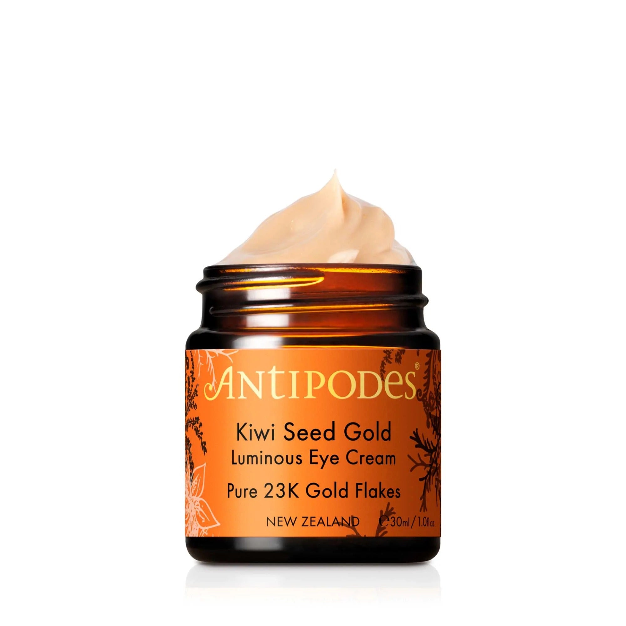 Antipodes - Kiwi Seed Gold Luminous Eye Cream (Pure 23K Gold Flakes) 奇異果籽眼霜 (23K金片) 30ml Mode De Vie Mall