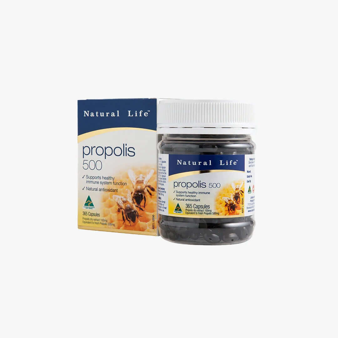 Natural Life Propolis 蜂膠 500MG (365 Capsules)
