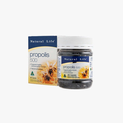 Natural Life Propolis 蜂膠 500MG (365 Capsules)
