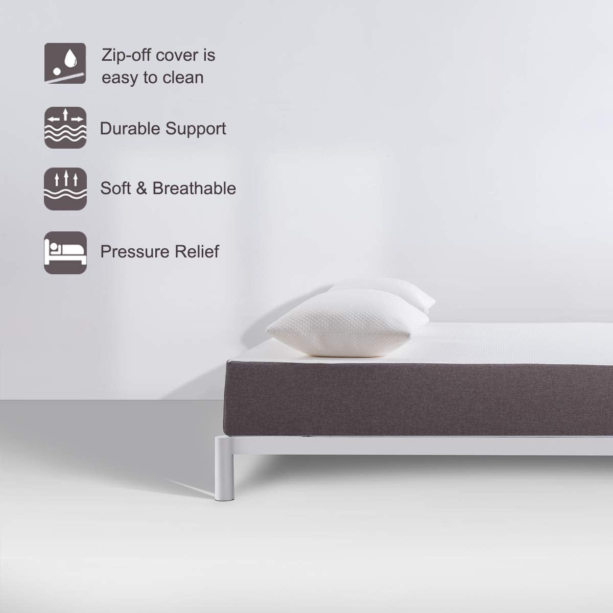 Molblly Memory Foam Mattress (8&quot;)