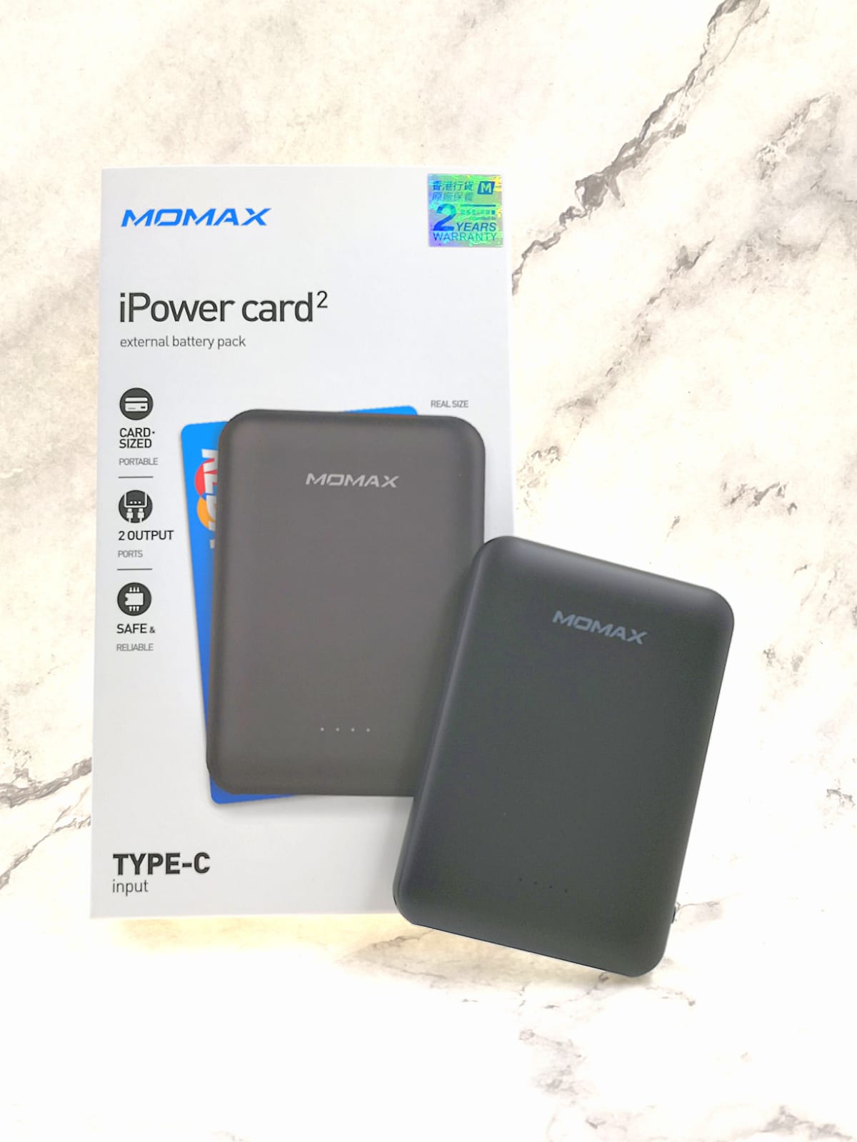 Momax iPower card2 - external battery pack