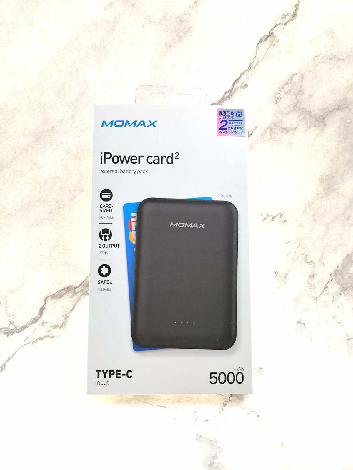 Momax iPower card2 - external battery pack